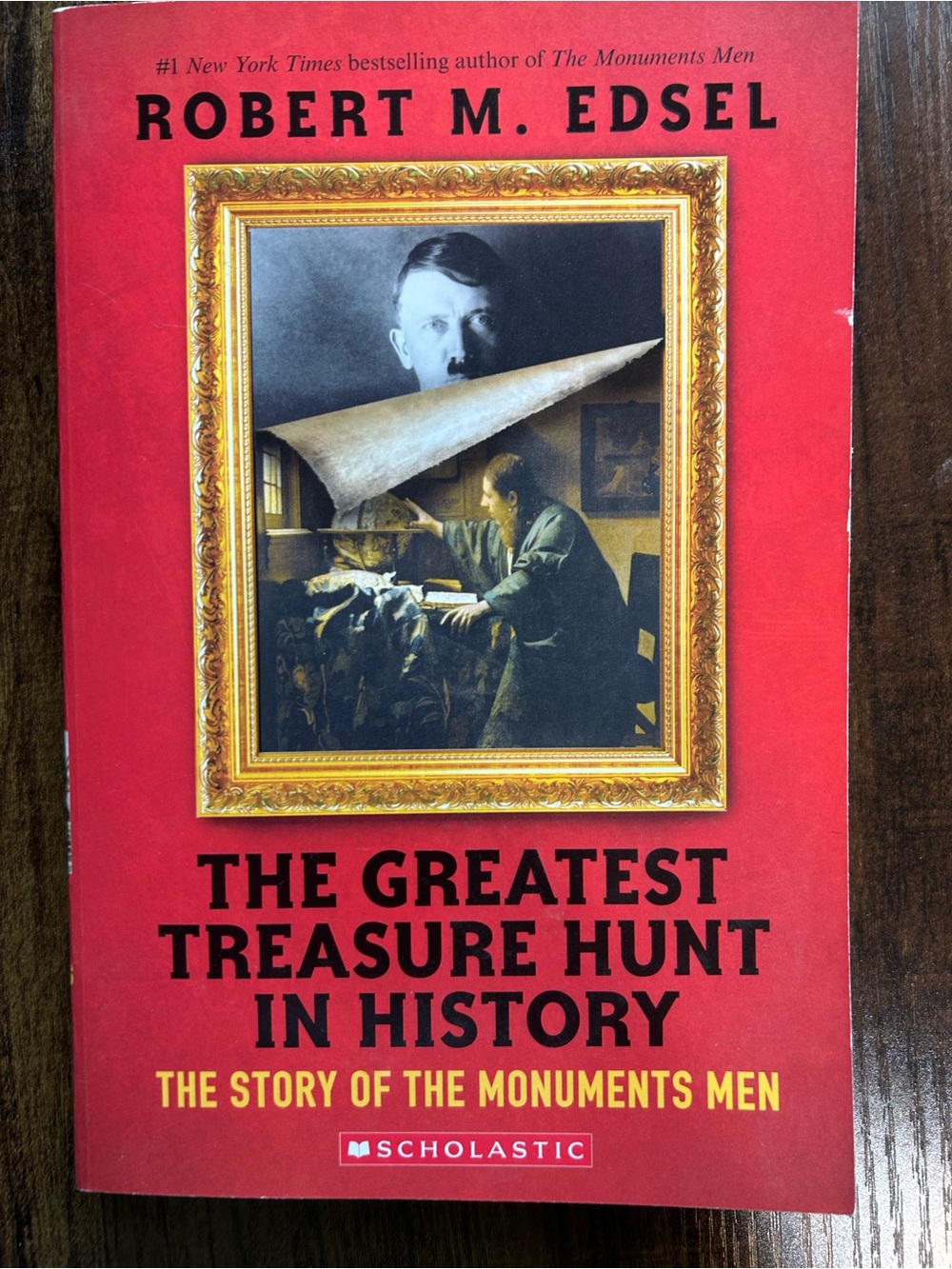 Scholastic Paperback with Red and Black Back Cover Design